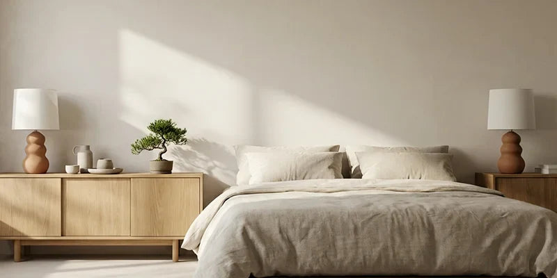 Japandi Nachttischlampen