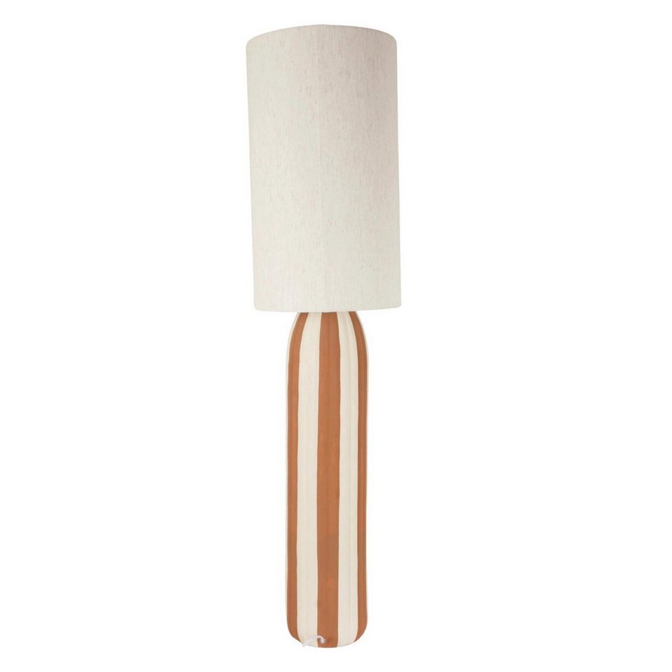 Japandi Stehlampe im skulpturalen Design