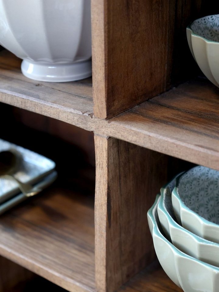 Japandi Wandregal aus Holz