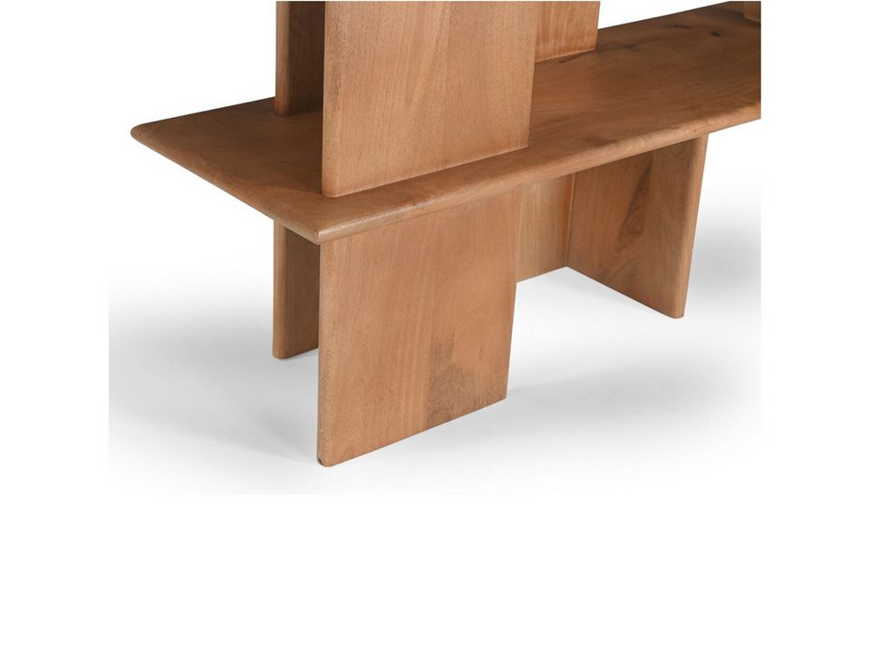 Offenes Japandi Regal aus Mangoholz Natur