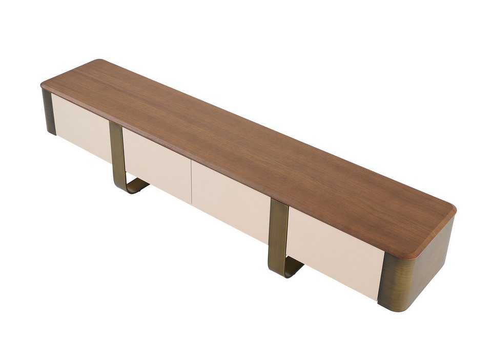 Japandi TV-Board mit 4 Schubladen