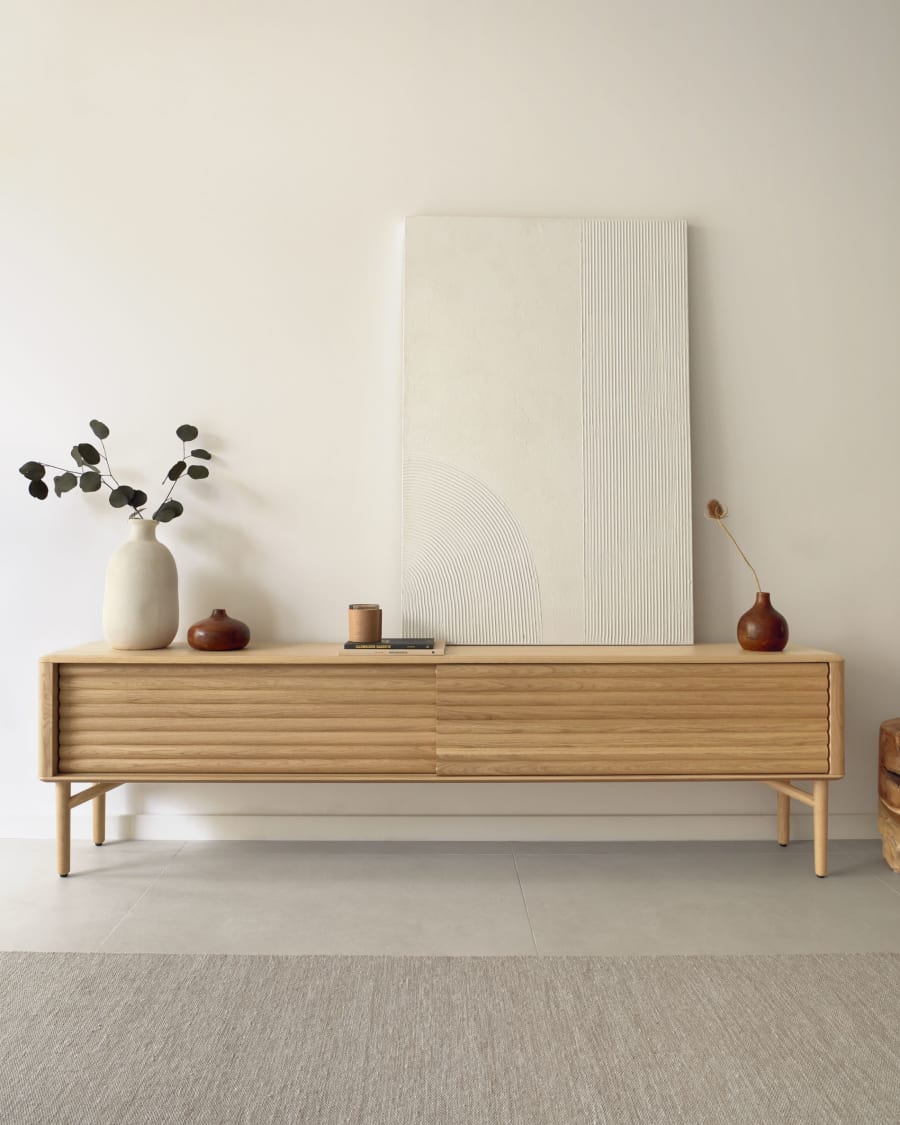 Japandi TV-Schrank | Modernes Lowboard im Japandi-Stil