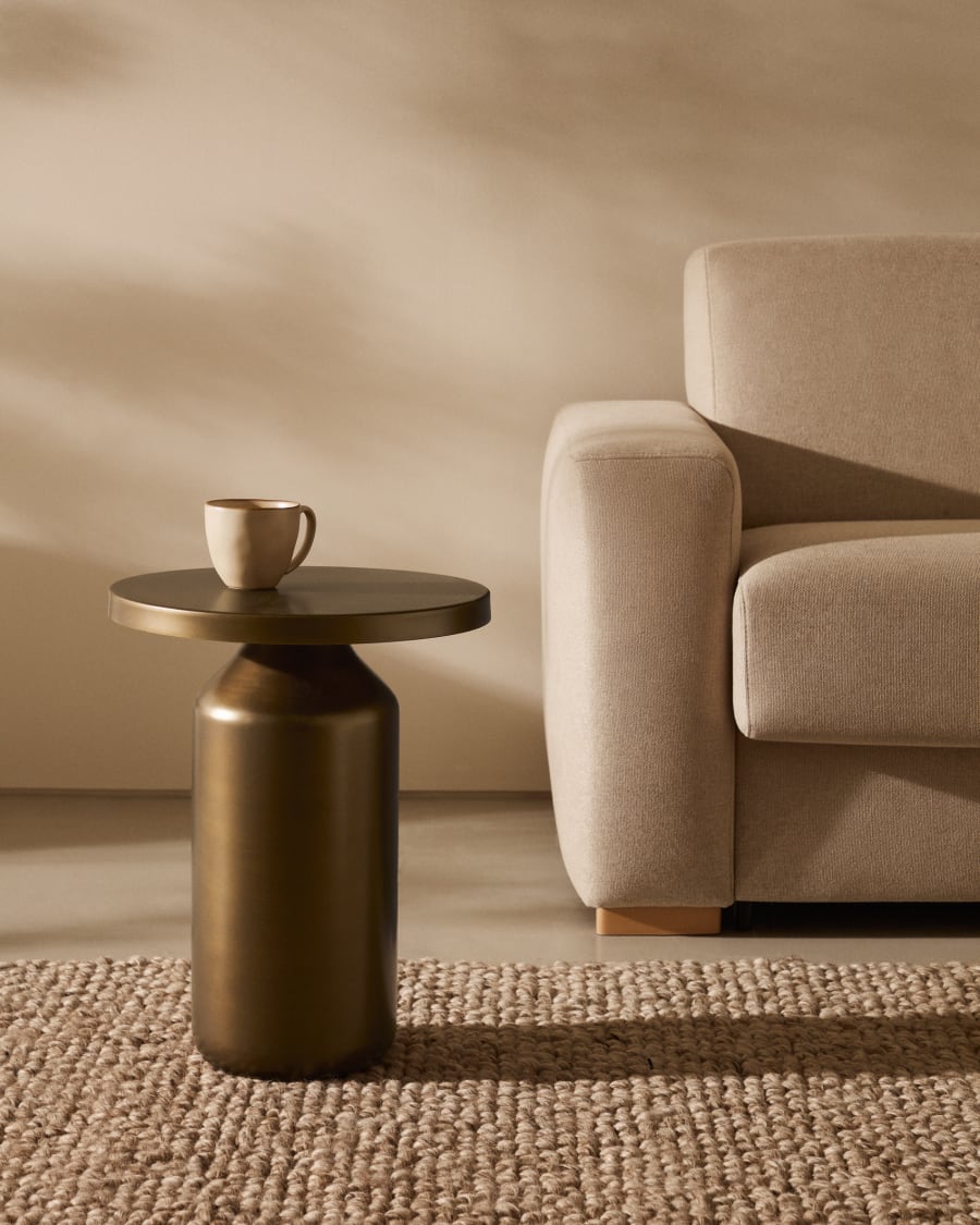 Japandi Beistelltisch Metall