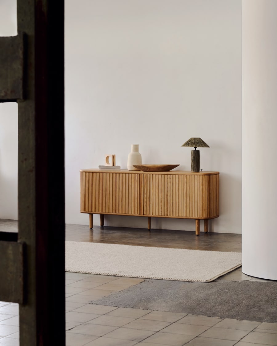 Japandi Sideboard mit 2 Türen