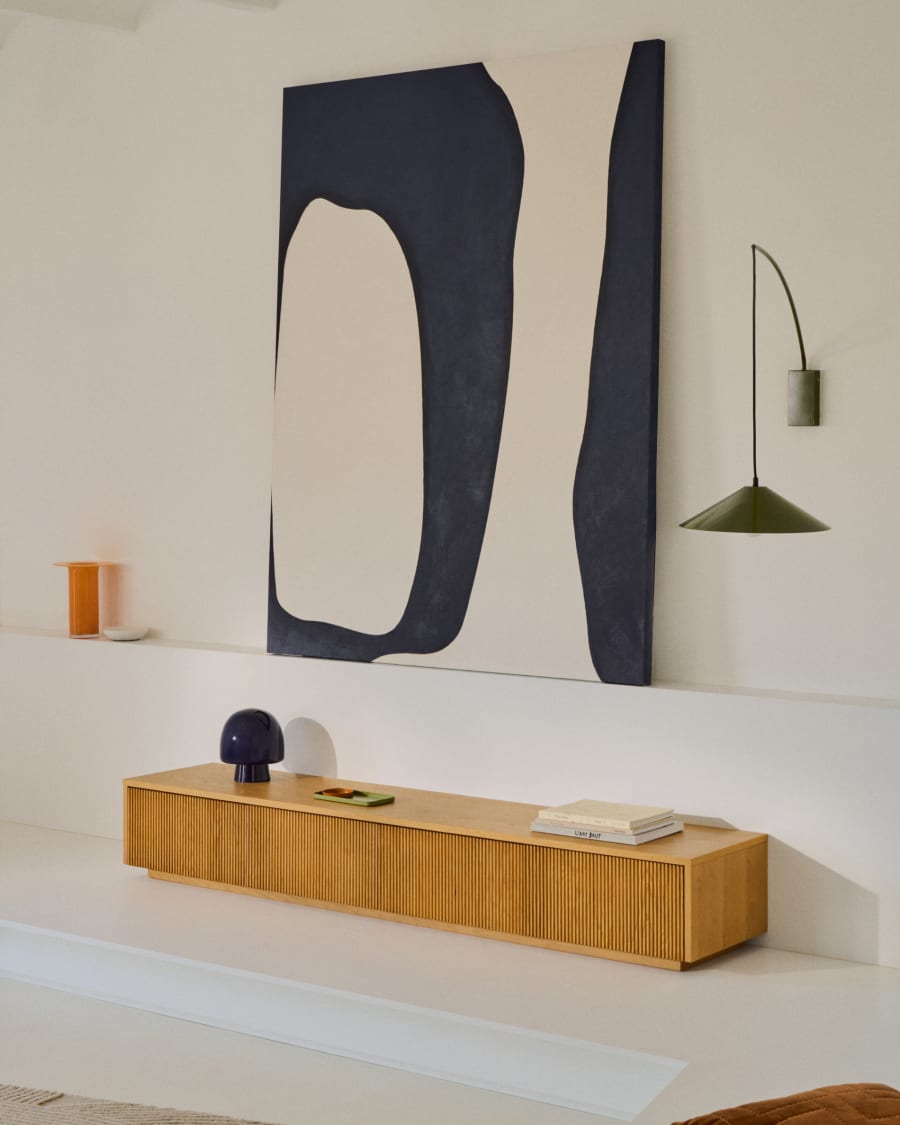 Japandi Lightwood TV Stand