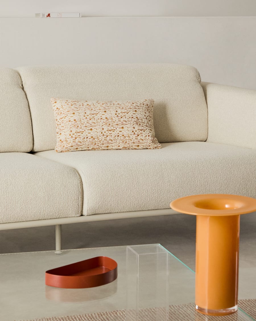 Mehrfarbiger Jacquard Japandi Kissenbezug