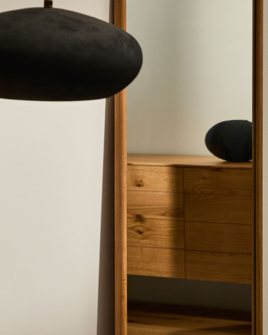 Spiegel Japandi Teakholz 54x154 cm