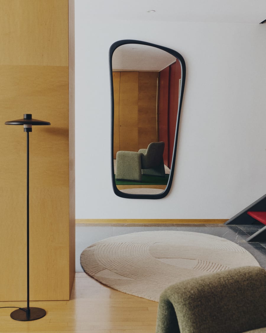 Japandi Teppich Organische Form