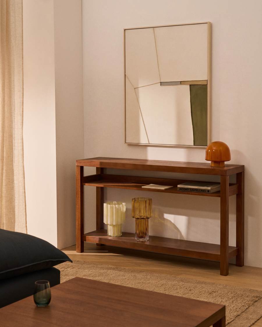 Konsolentisch Japandi Akazienholz 140x80 cm
