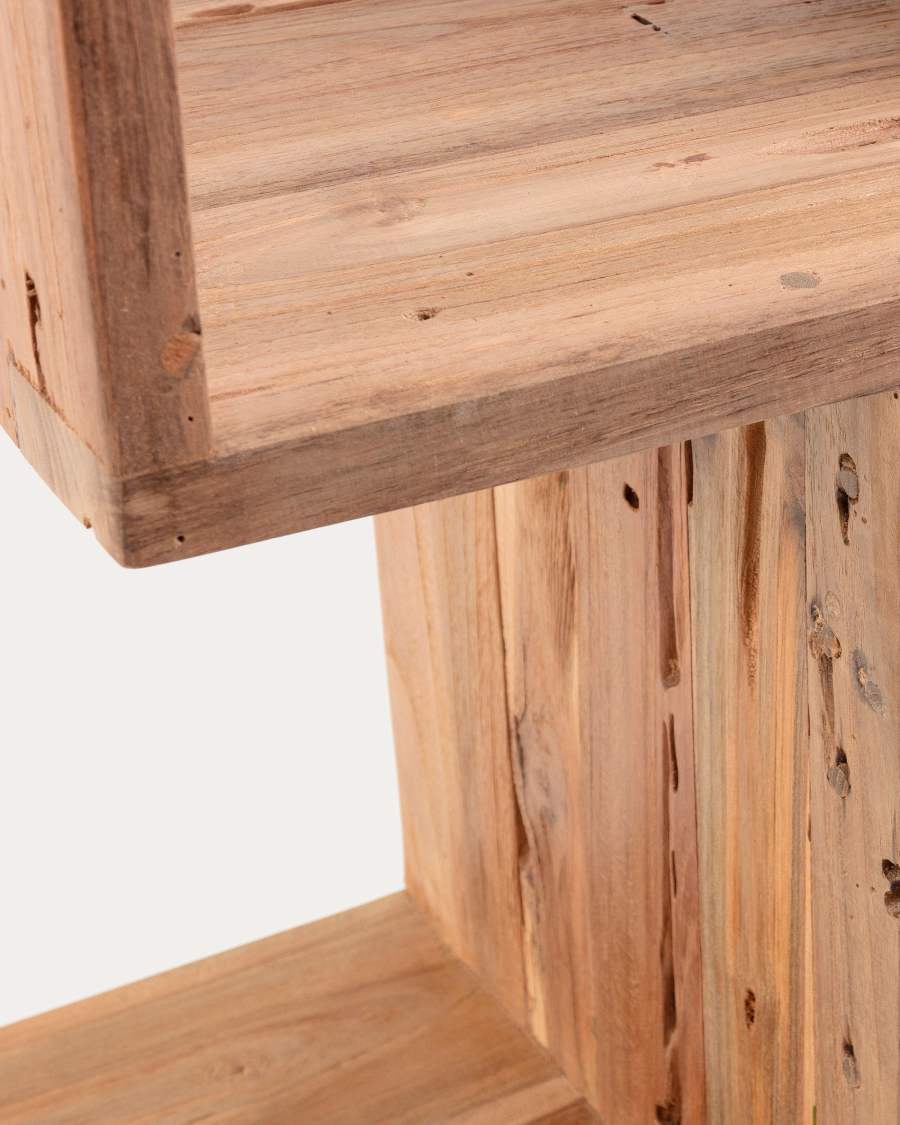 Regal Japandi Recyceltes Teakholz 55x132 cm