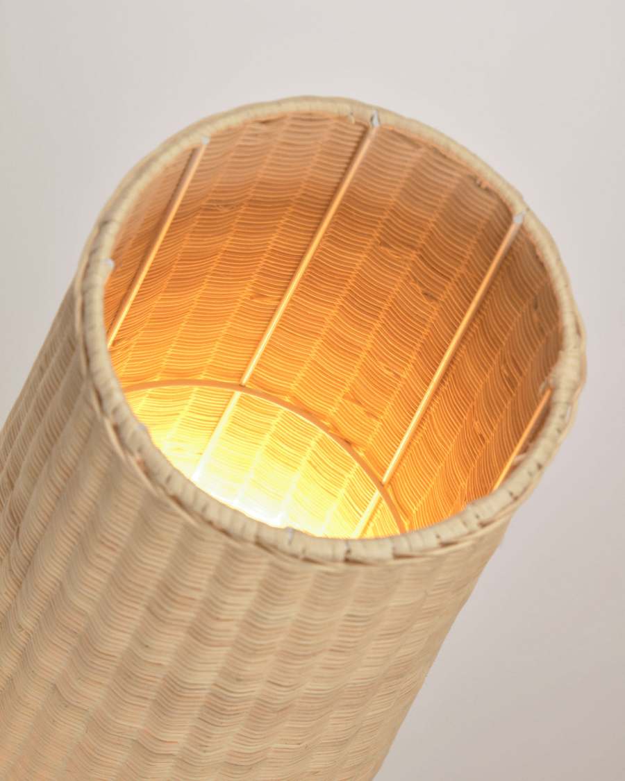 Stehlampe Japandi Rattan Natur