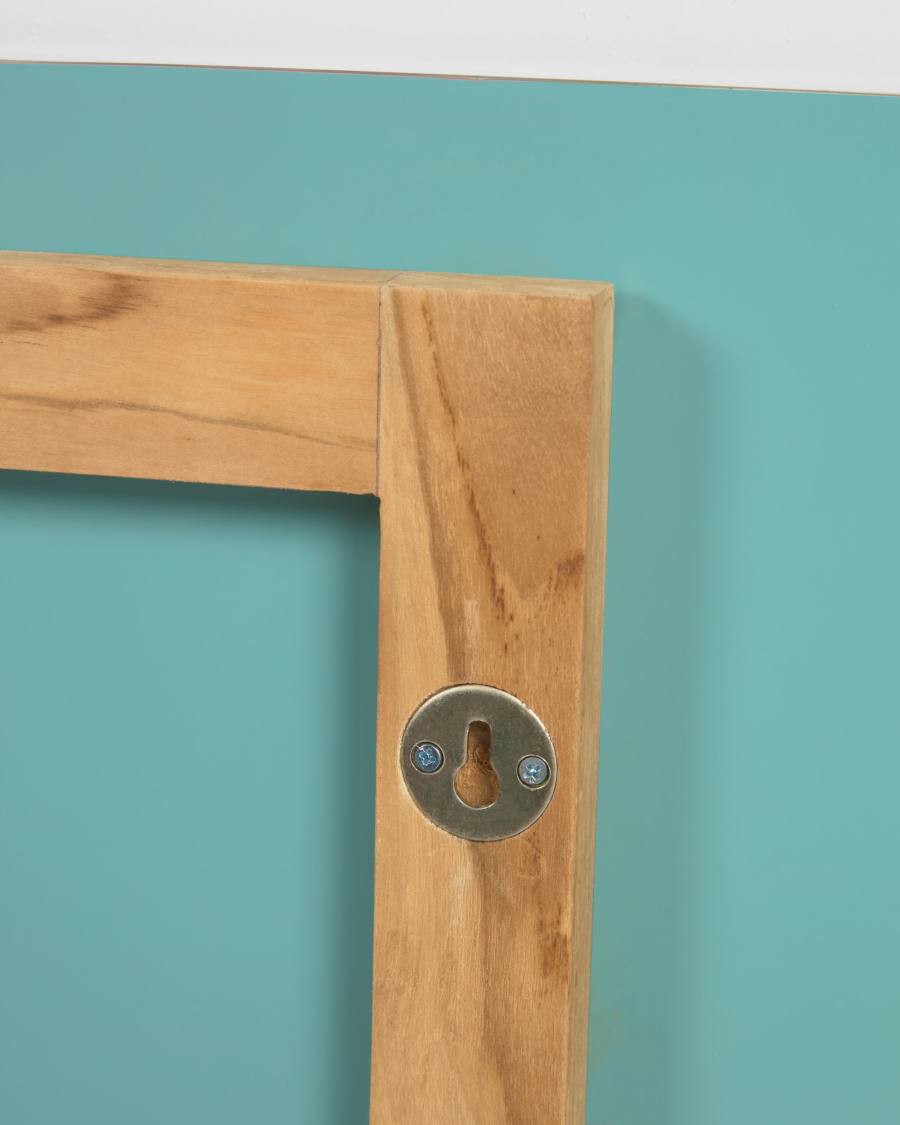 Spiegel Japandi Teakholz 90x55 cm