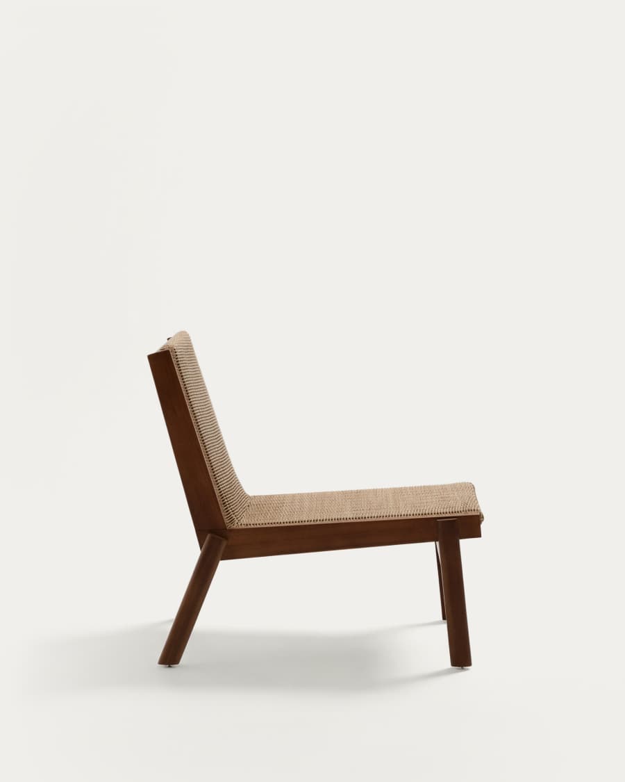 Sessel Japandi Teakholz Natur