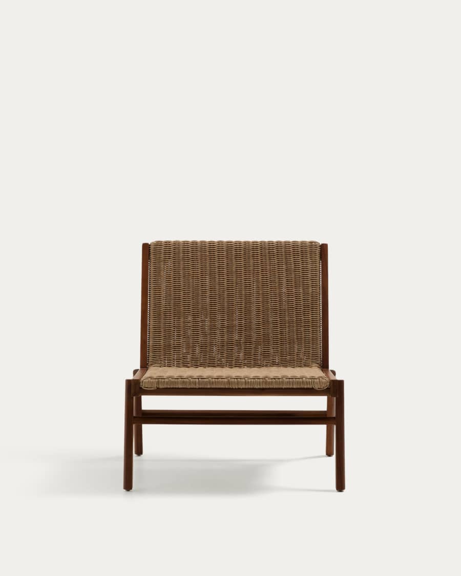 Sessel Japandi Teakholz Natur