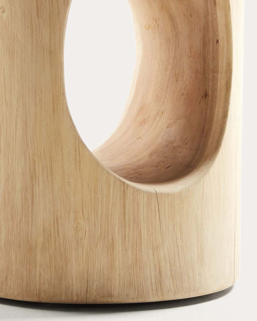 Beistelltisch Japandi Rund 30 cm
