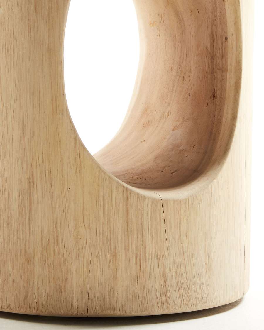Beistelltisch Japandi Rund 30 cm