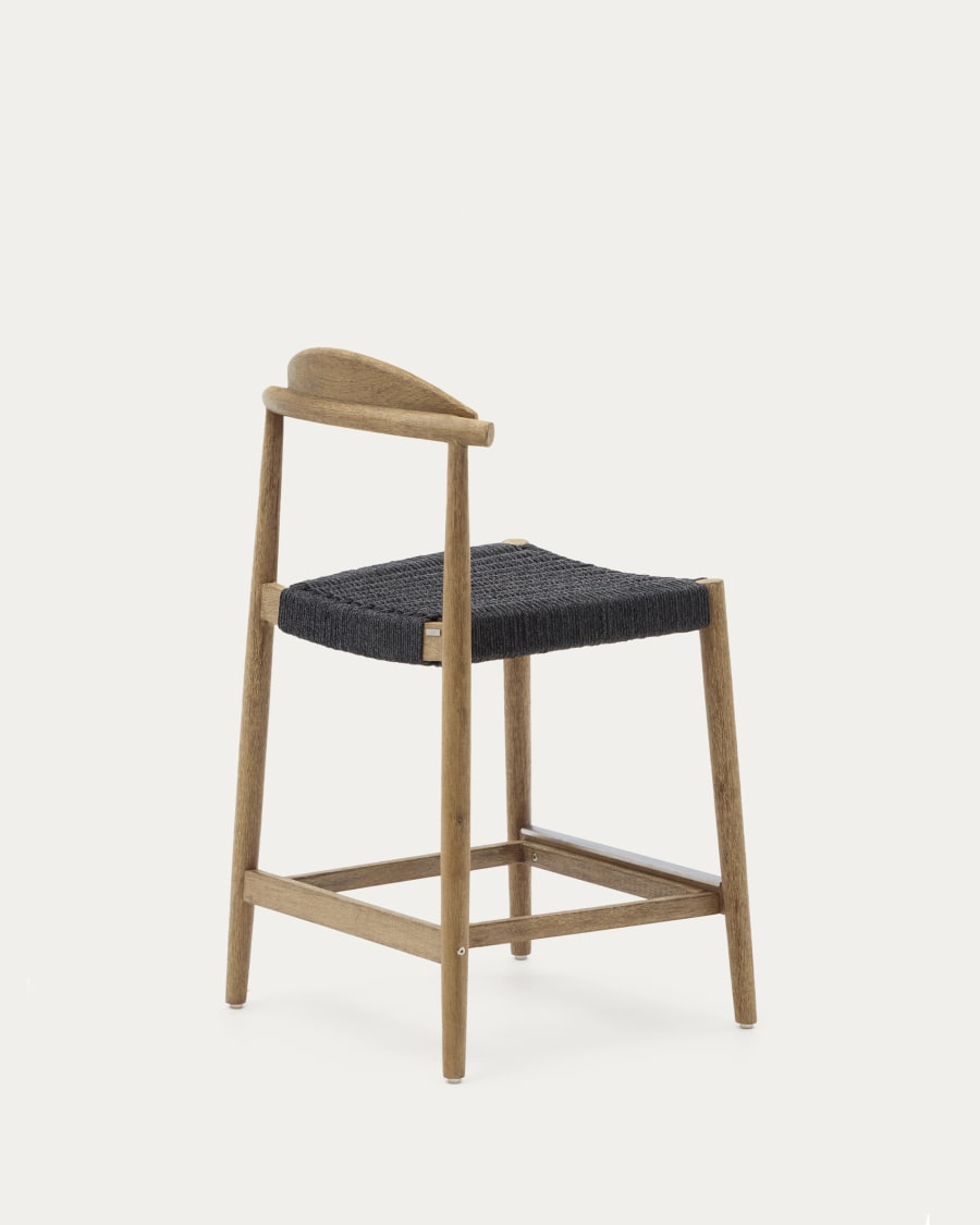 Black Rope Japandi Hocker