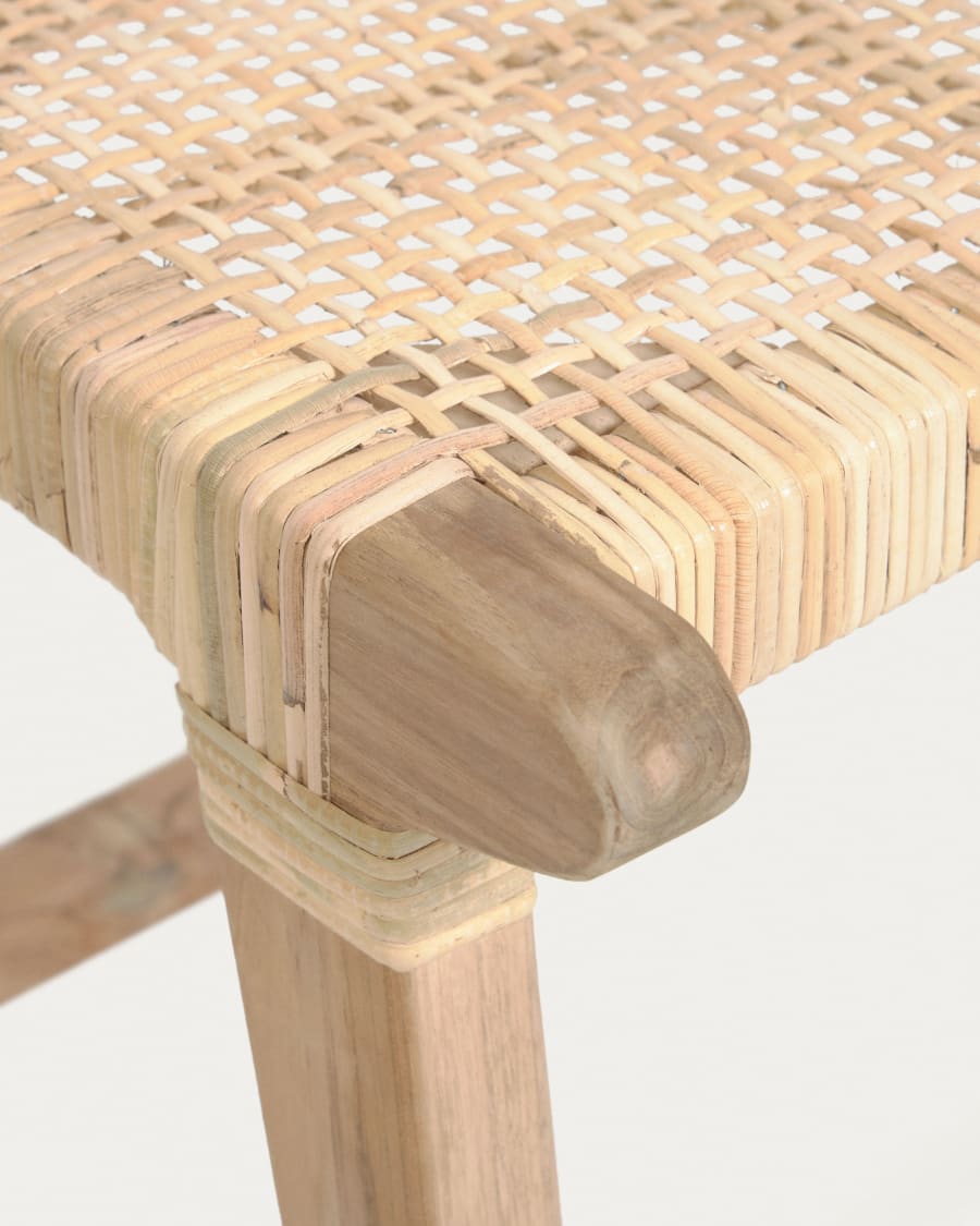 Japandi Rattan Sitzbank