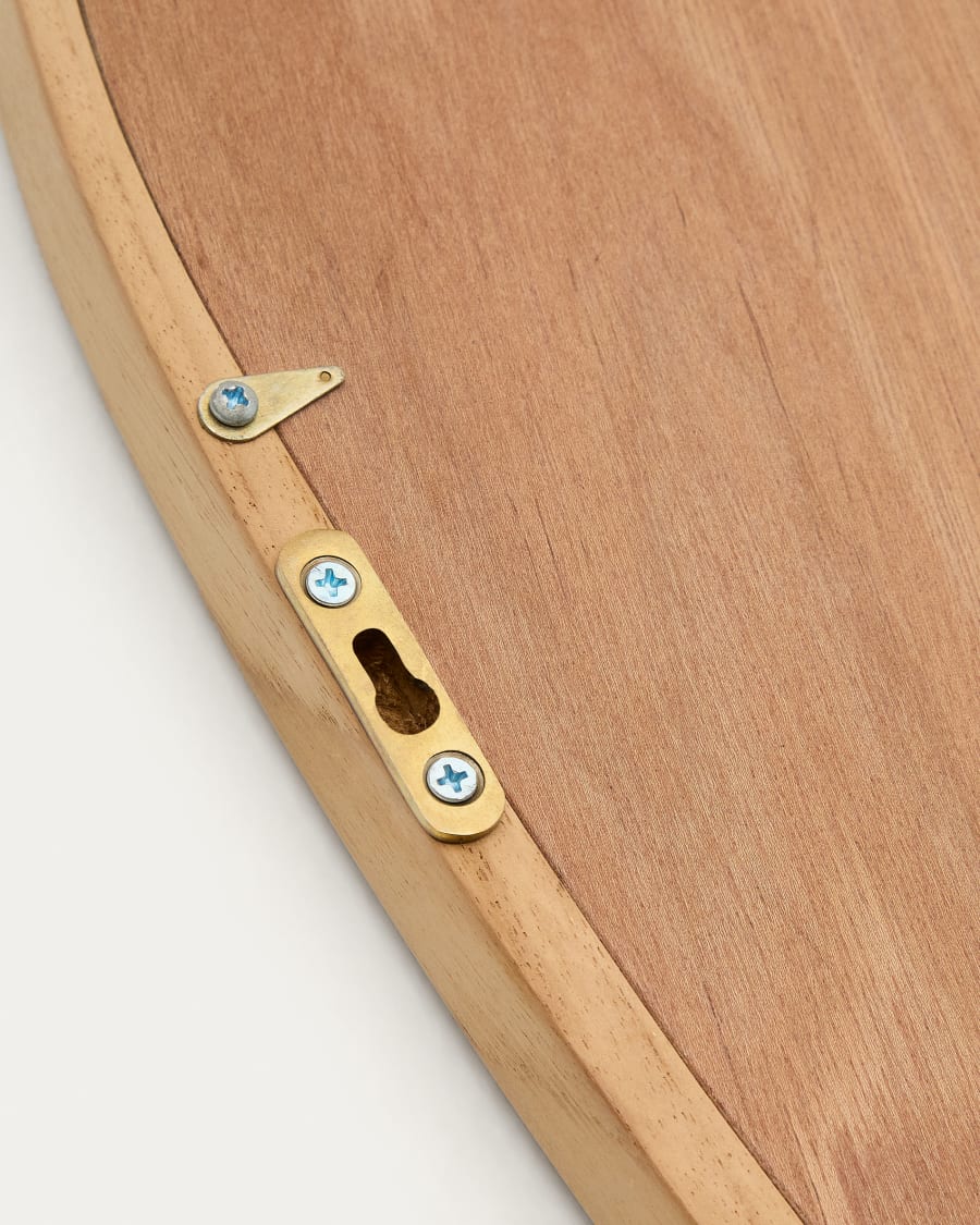 Japandi Spiegel mit organischer Form