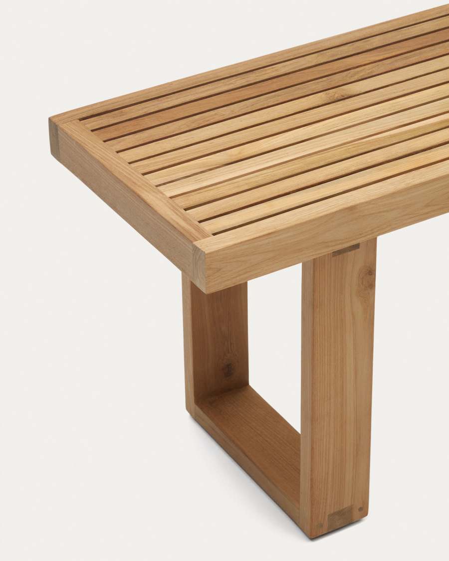 Japandi Bank aus recyceltem Teakholz Outdoor 210 cm