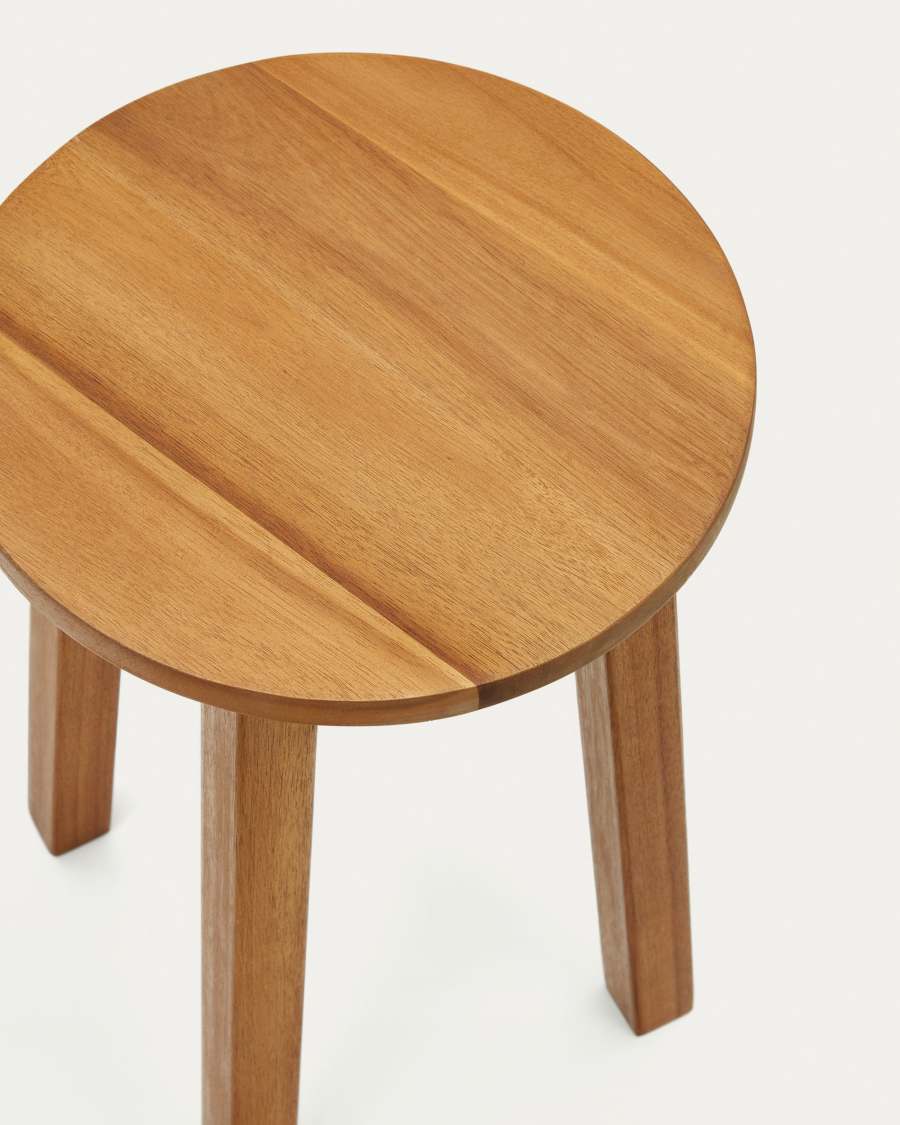 Fußablage Japandi aus Akazienholz für Outdoor