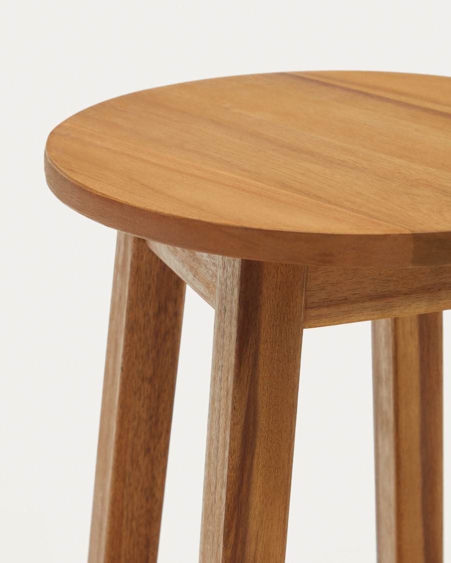Fußablage Japandi aus Akazienholz für Outdoor