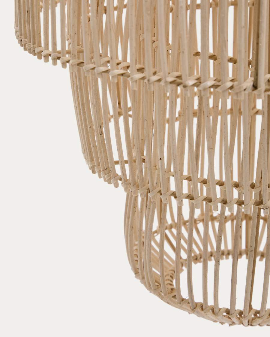 Deckenleuchte Lampenschirm Japandi Rattan 38 cm