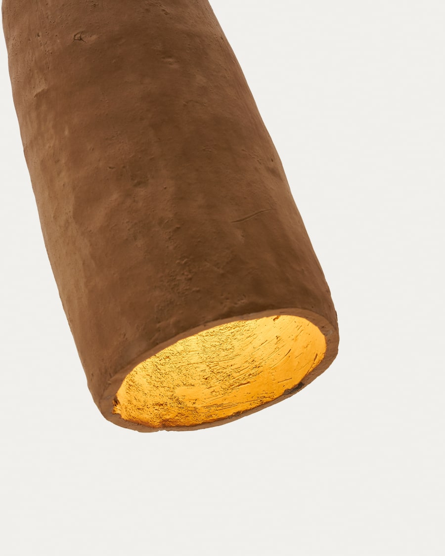 Japandi Terracotta Pendelleuchte