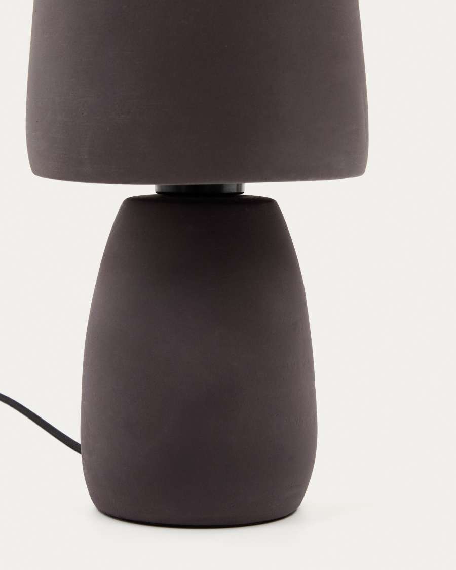Tischlampe Japandi Terrakotta Braun