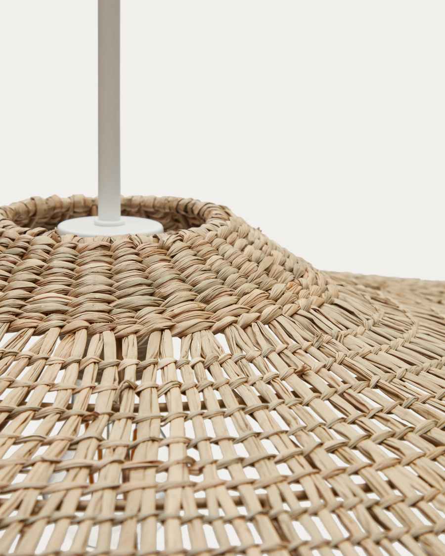 Pendelleuchte Japandi Naturfasern 100 cm