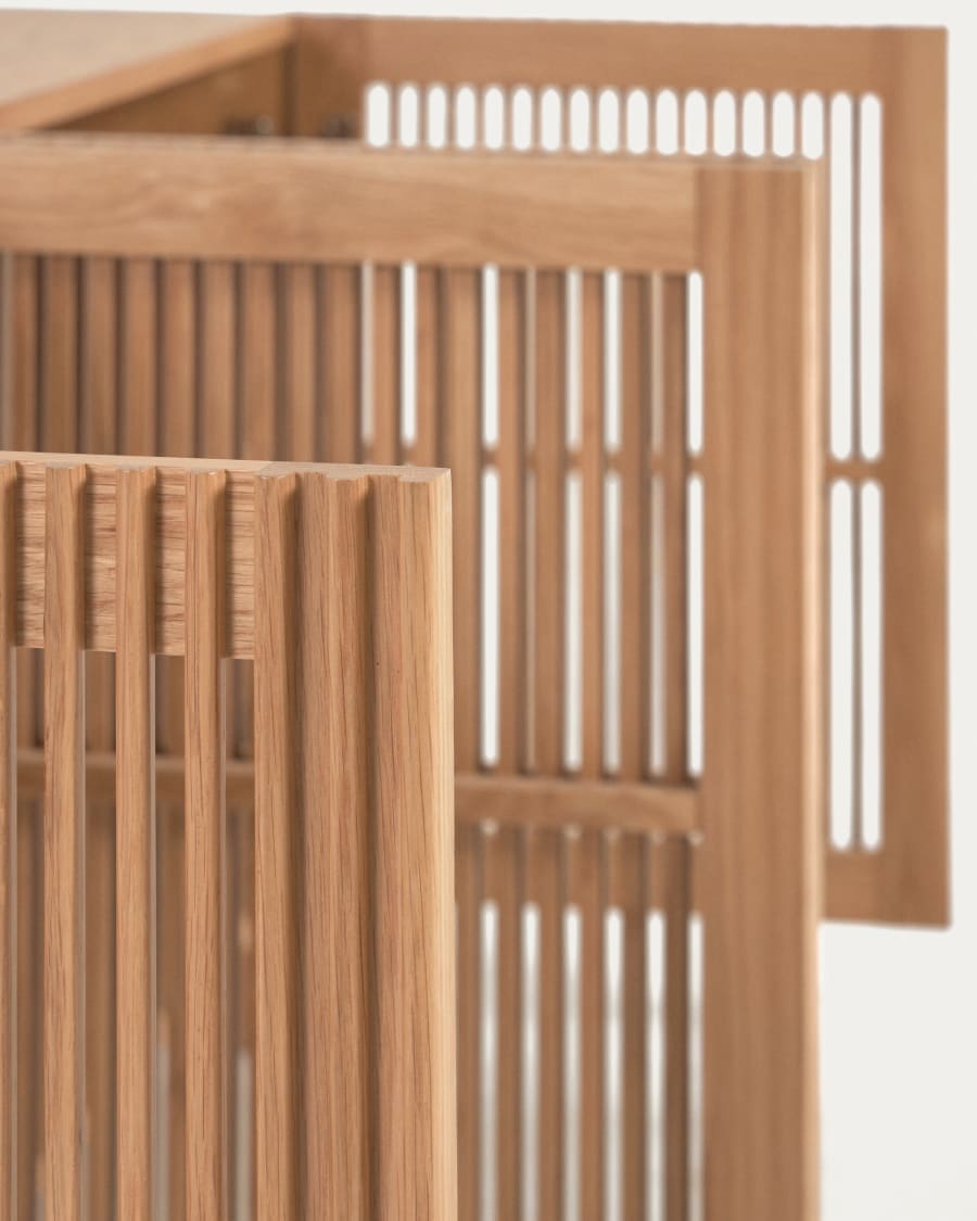 Japandi Sideboard aus massivem Eichenholz