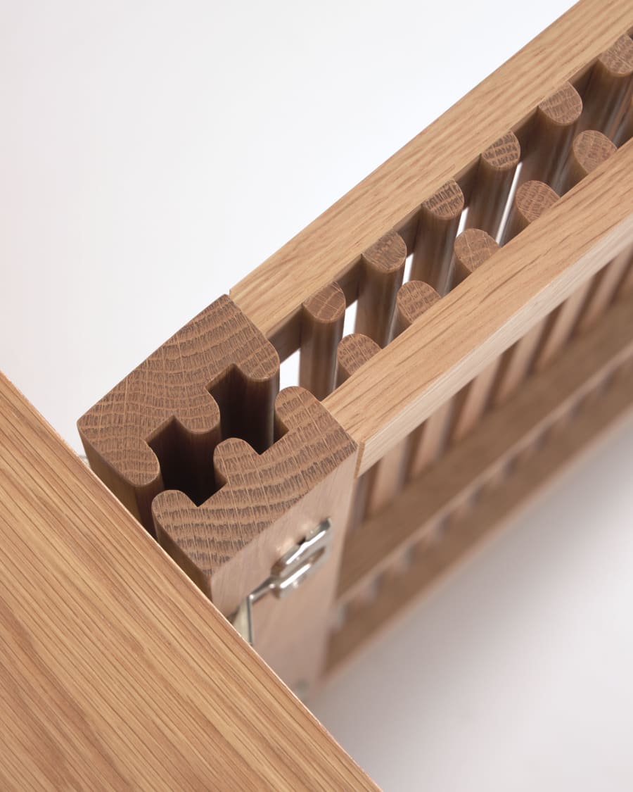Japandi Sideboard aus massivem Eichenholz