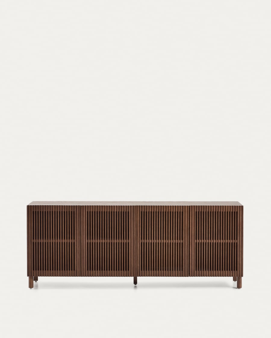 Sideboard im Japandi-Stil aus Walnussholz - Beyla