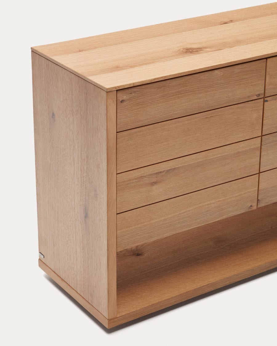 Japandi Sideboard aus hellem Holz