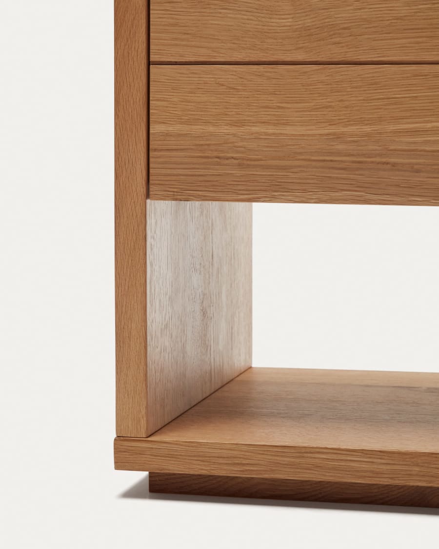 Japandi Sideboard aus hellem Holz