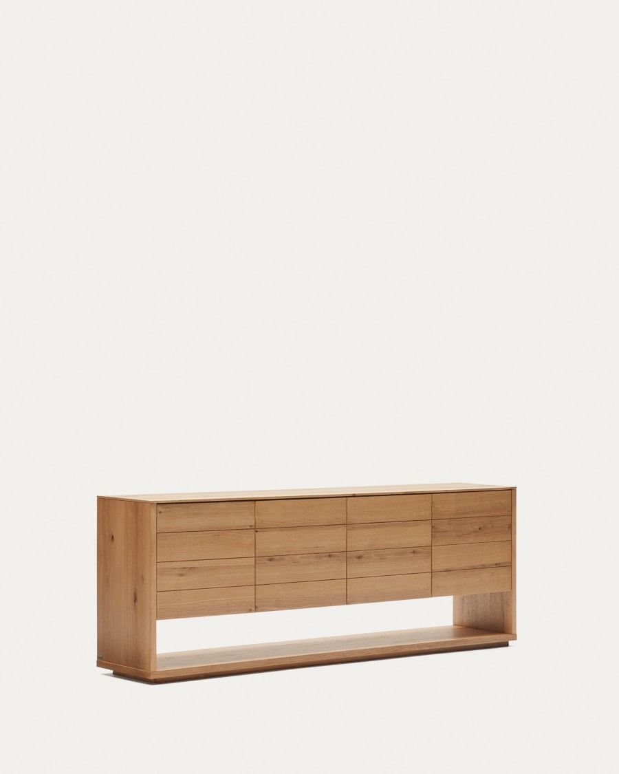 Japandi Sideboard aus hellem Holz
