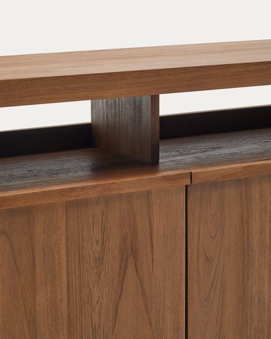 Japandi Sideboard aus Holz in Braun
