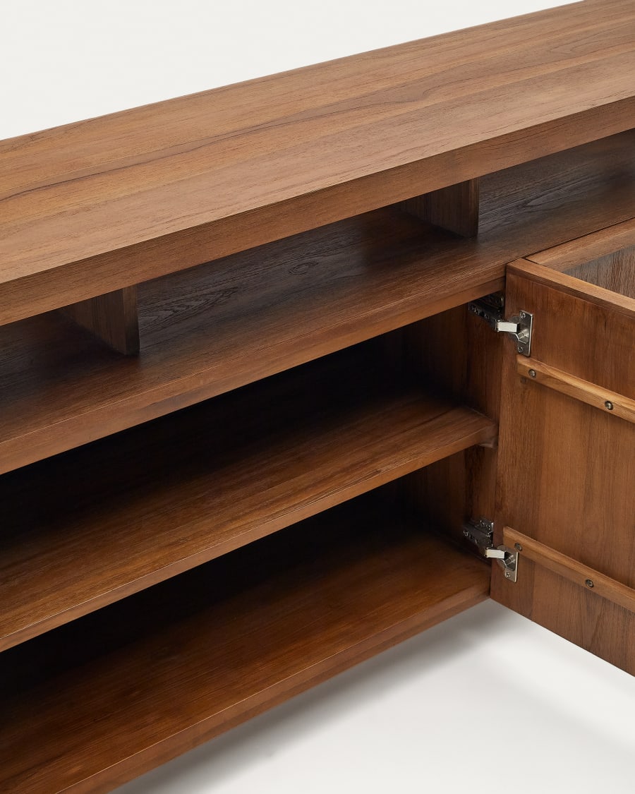 Japandi Sideboard aus Holz in Braun