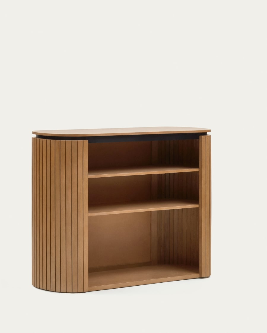 Japandi Ovales Bücherregal