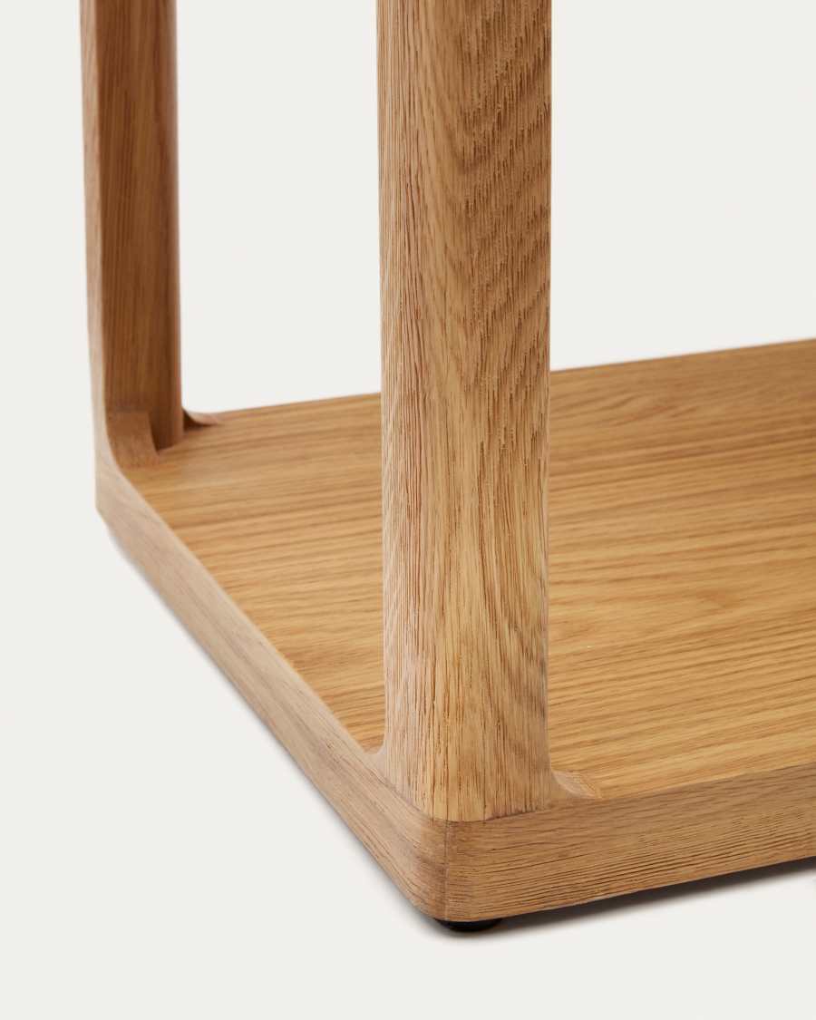 Japandi Bücherregal aus massiver Eiche 90x193 cm