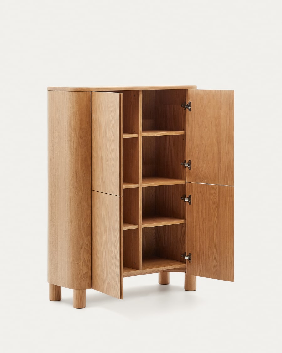 Hohes Japandi Sideboard