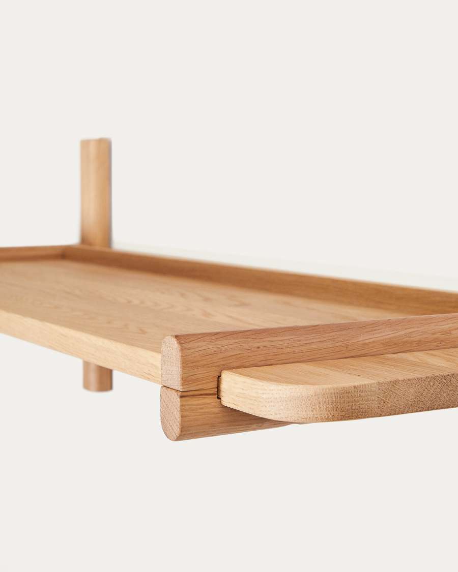Modulares Japandi Regal aus Natureichenholz – 1 Brett, 110 cm