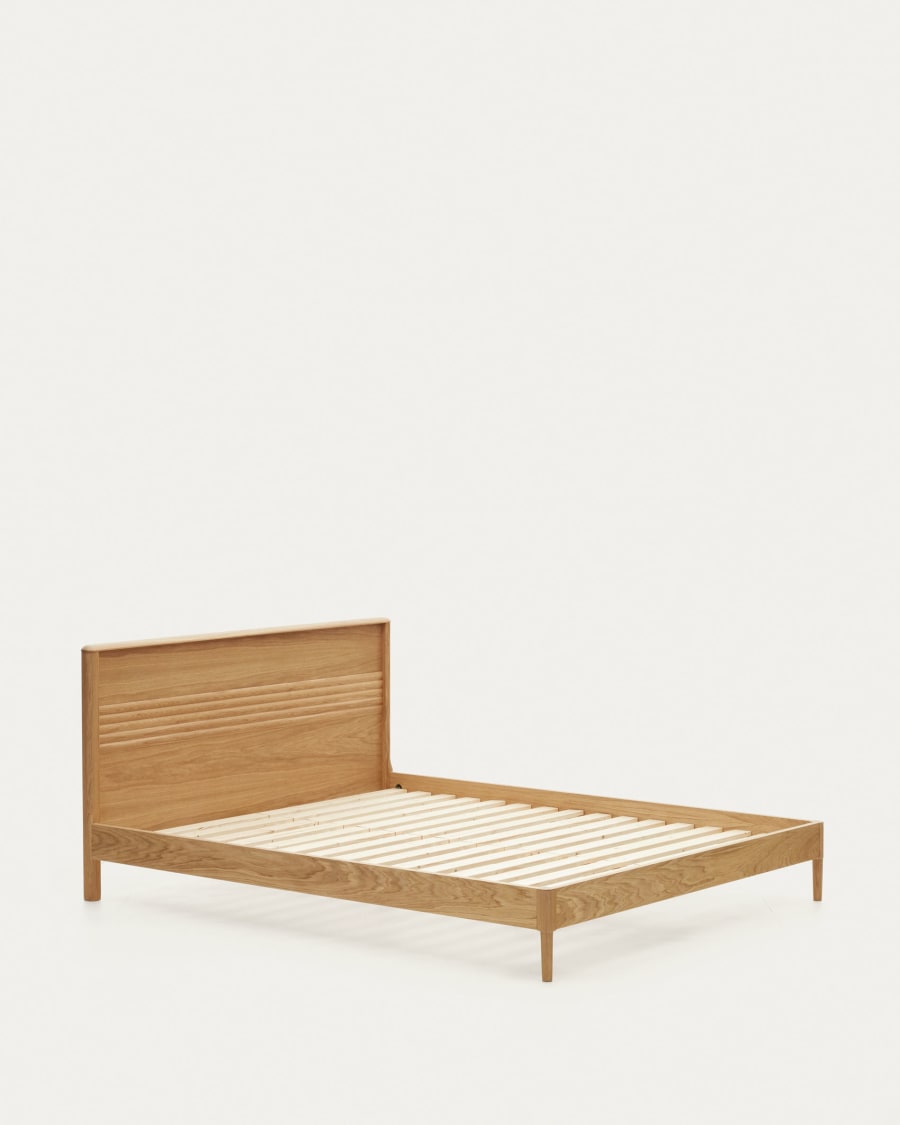 Japandi Holz Bettgestell