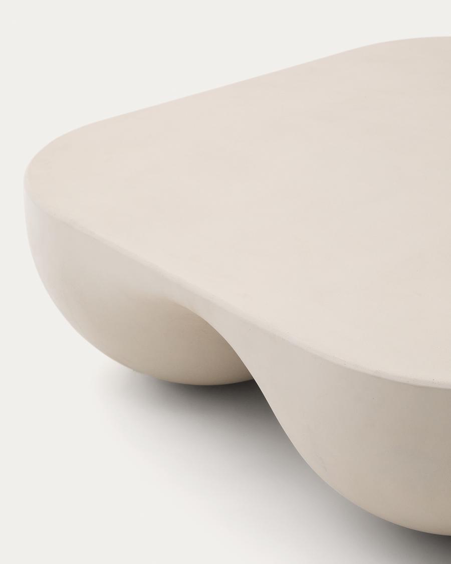 Couchtisch Japandi Polystone 100x100 cm