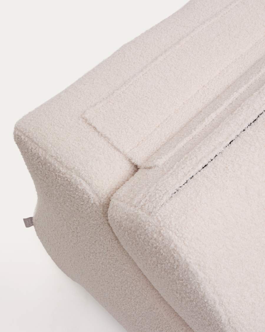 Sessel Japandi Ecru Bouclé