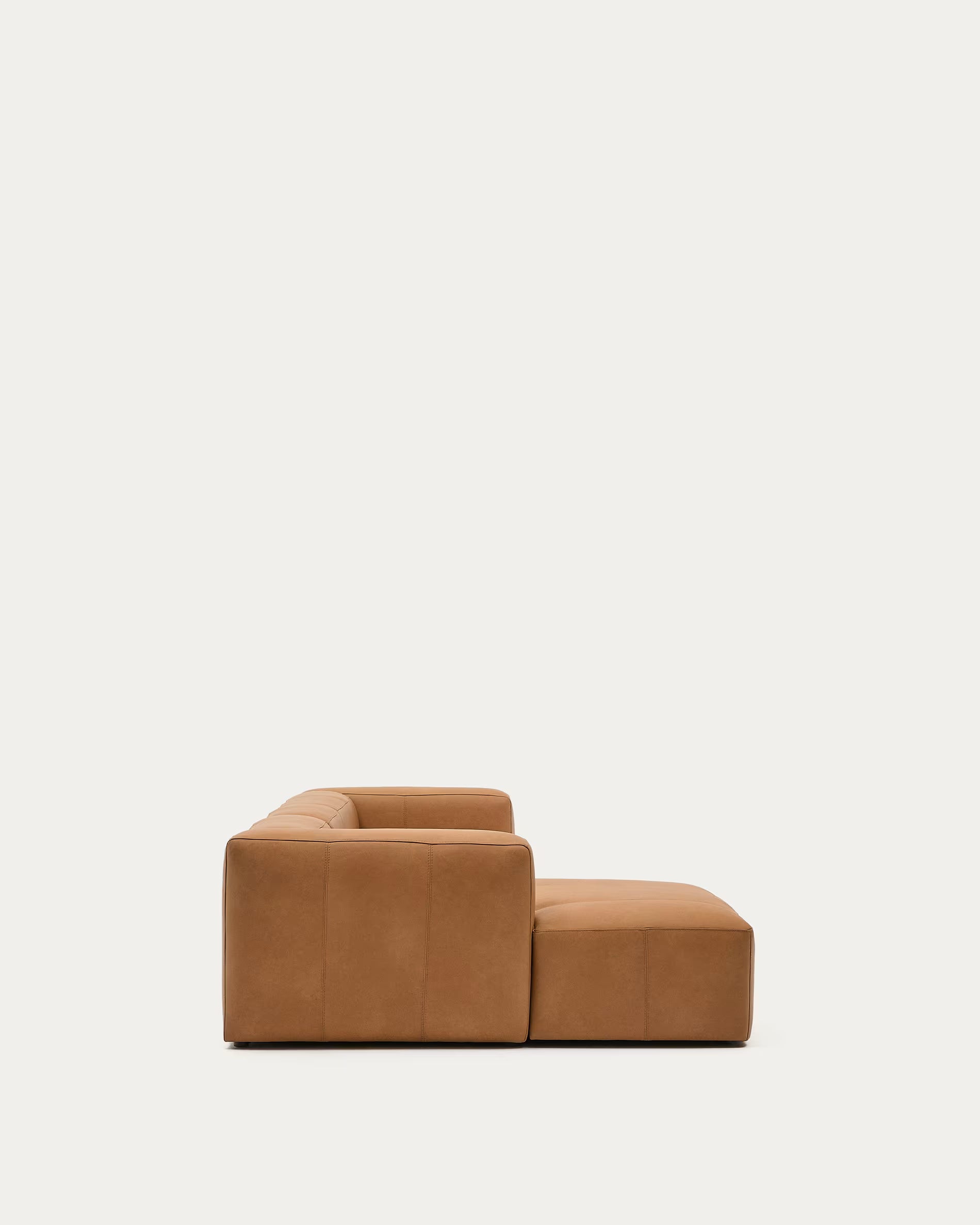 Bettsofa Japandi Beige Chenille Chaiselongue Links