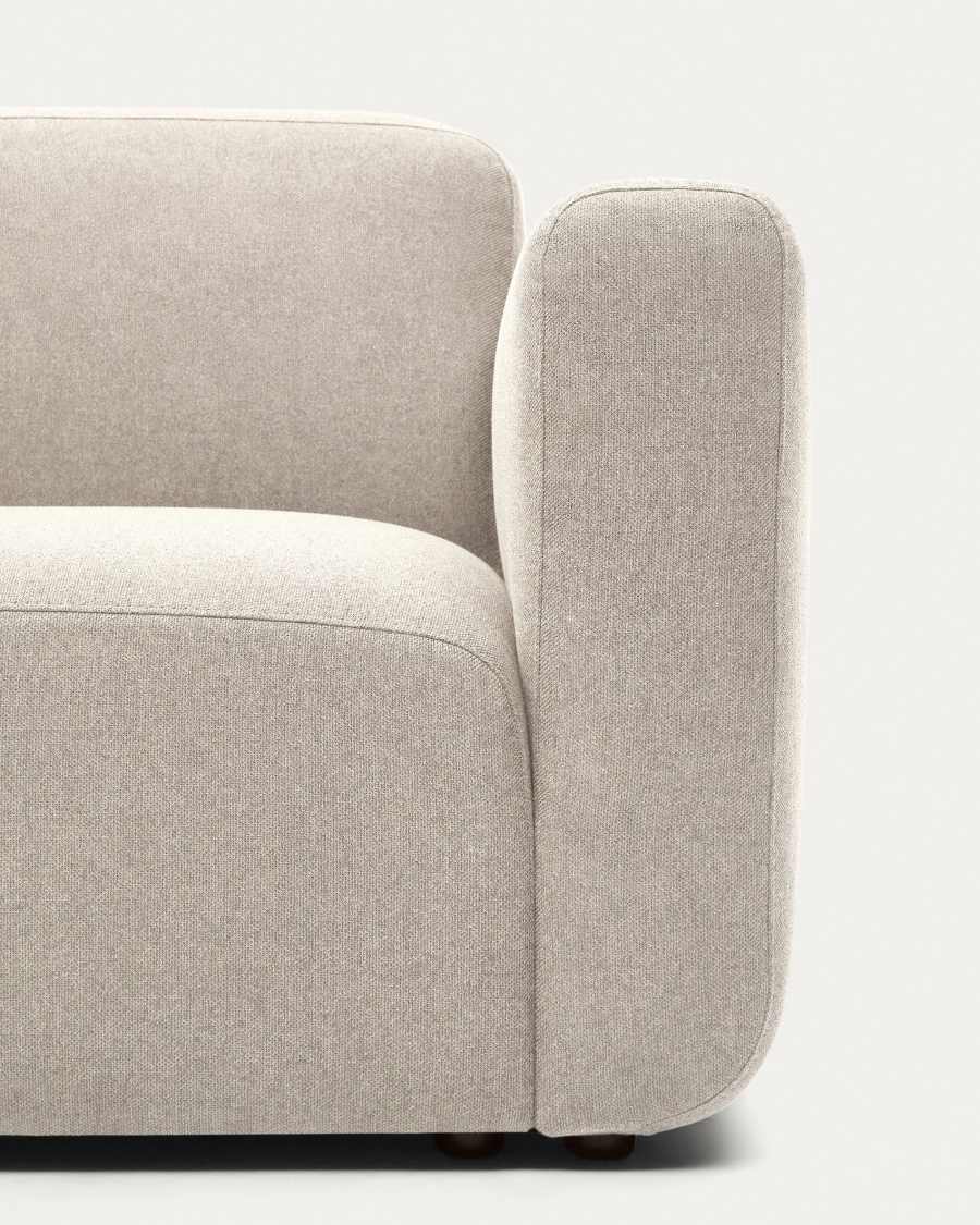 Modulares Japandi Sofa Beige 2-Sitzer