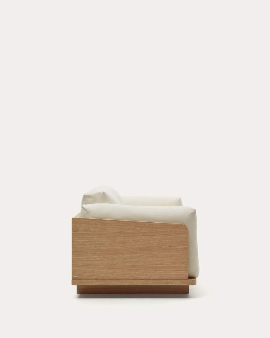 Japandi Sofa Beige 3-Sitzer