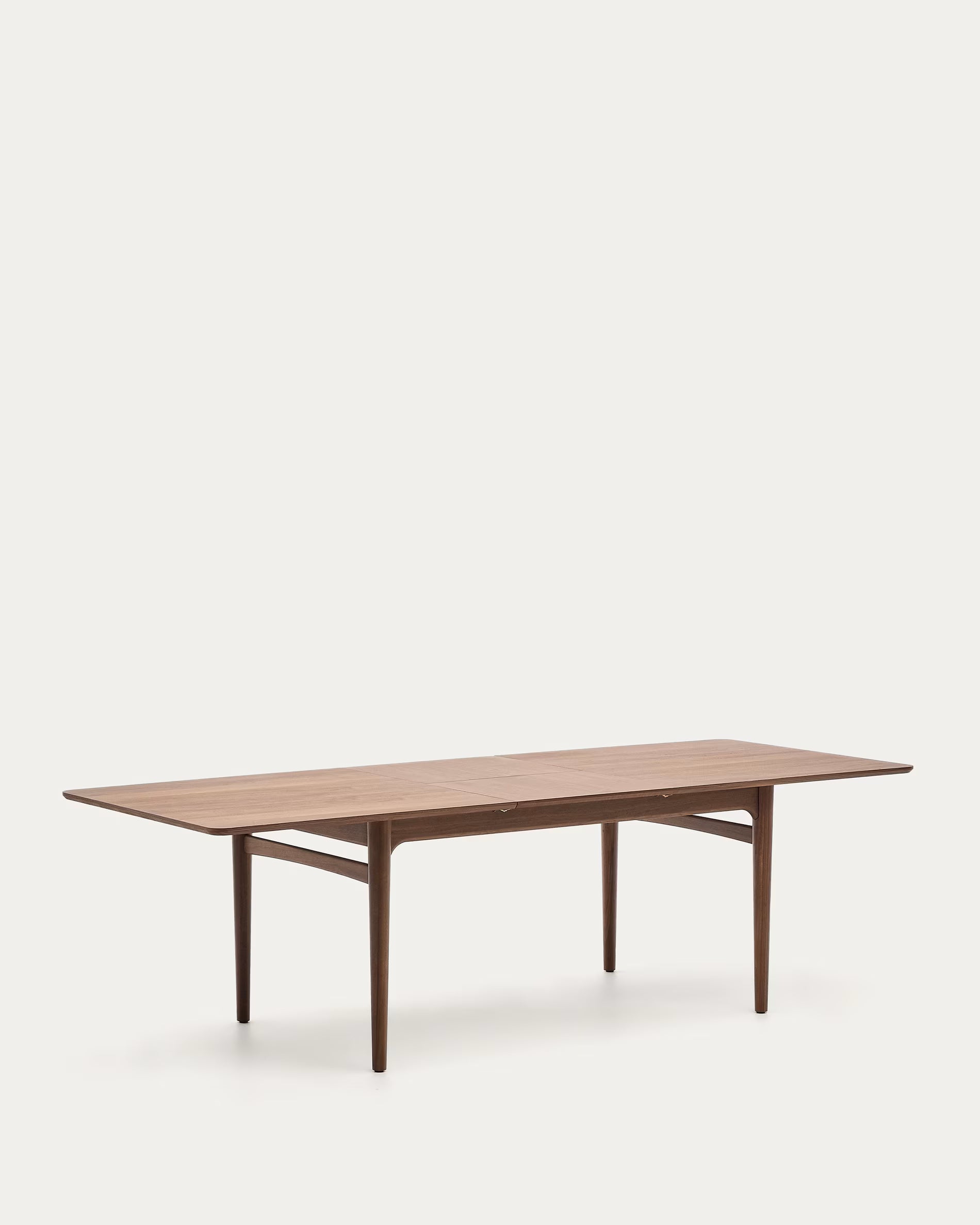 Ausziehtisch Japandi Nussbaum 200–260 cm