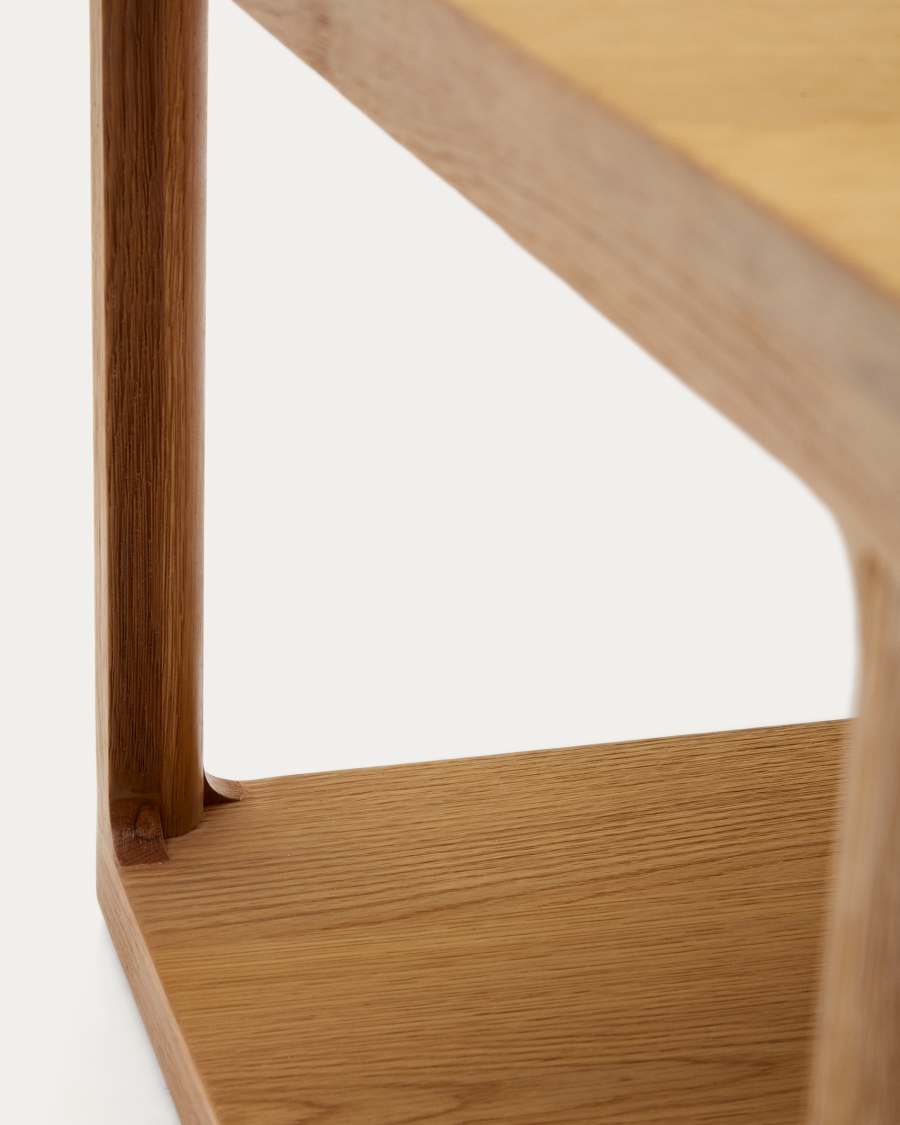 Beistelltisch Japandi Eichenholz 50x50 cm